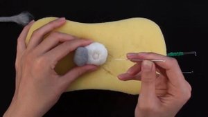 Мастер-класс по валянию Овечки-брошки