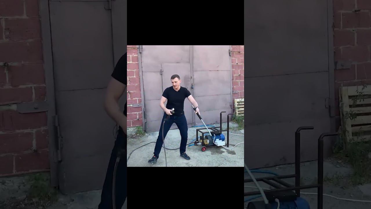 Мойка 220В + 200 бар + российский двигатель (для дома и дачи) смотреть онлайн