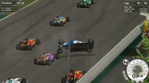 Race Injection Start roll over accident.