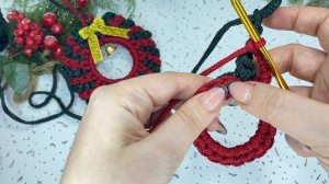 ИГРУШКА на елку ЗА 5 МИНУТ / Вязание для начинающих / Простой МК крючком