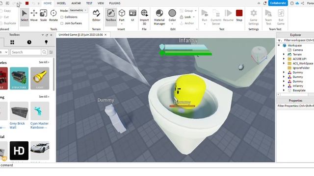 How to make a geant skibidi toilet in roblox studio смотреть онлайн