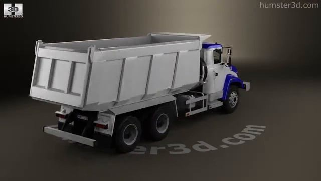 KrAZ C18.1 Dumper Truck 2011 3D model by Humster3D.com смотреть онлайн