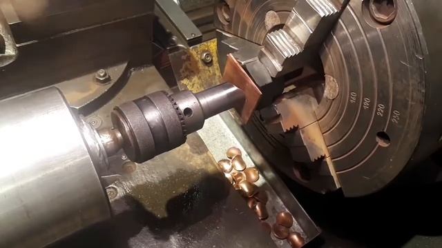 Медные прокладки 3 мм. Методом "давки".. смотреть онлайн