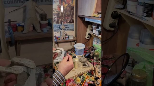 кукла из папье-маше,  процесс  #авторскаякукла #кукла #папьемаше #интерьернаякукла