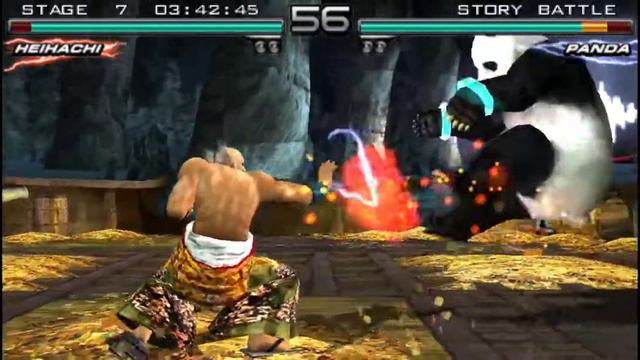 Heihachi Mishima - Tekken 5 Dark Resurrection Story battle full gameplay смотреть онлайн