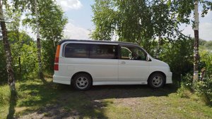 HONDA STEPWGN RF3 замена топливного фильтра