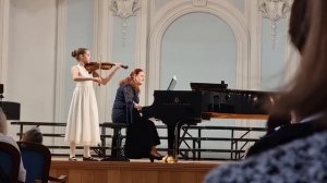 Анисья Копысова, 12 лет, скрипка, Г. Пуньяни, "Ларго"