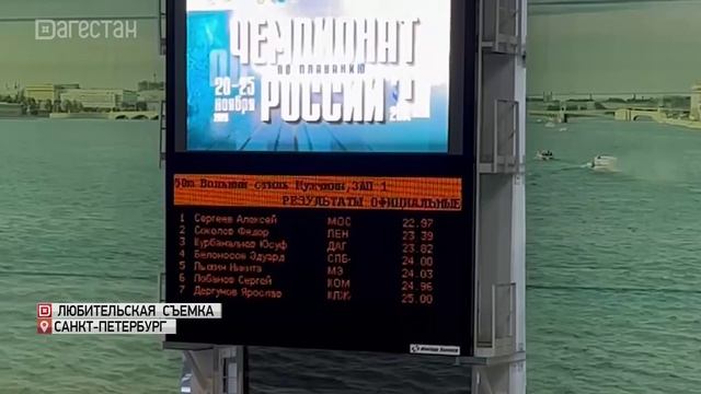 Дагестанцы отличились на чемпионате России по плаванию на короткой воде