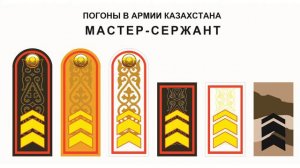 Звания и погоны военнослужащих в армии Республики Казахстан. #army #kazakhstan