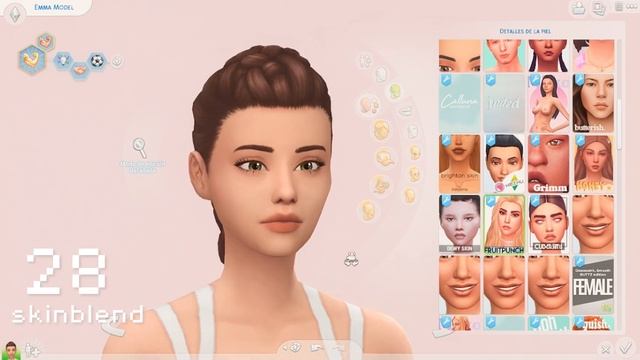 SKIN DETAILS COLLECTION ? | Los Sims 4 Contenido Personalizado | Maxis Match смотреть онлайн