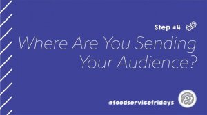 Foodservice Fridays - Marketing Strategy is NOT One Size Fits All