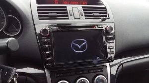 Включение магнитолы Carmedia, Mazda 6 gh