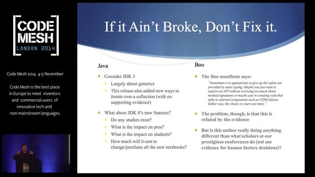 CodeMesh 2014 -  Andreas Stefik - The Programming Language Wars