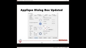 BERNINA Embroidery Software Version 9 Introduction