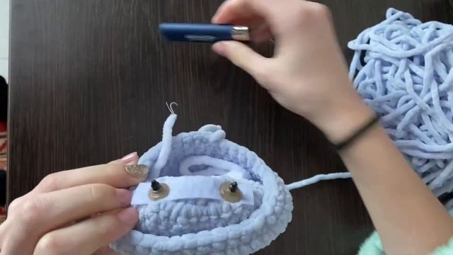 Глазки для вязаных игрушек, как крепить, eyes for toys knitting crochet toys смотреть онлайн