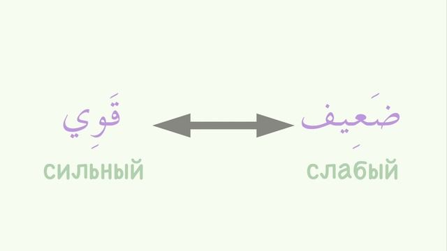 УЧИМ АРАБСКИЙ - Слова и их антонимы смотреть онлайн