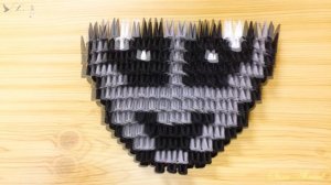 How to make 3d Origami emoji extraterrestrial