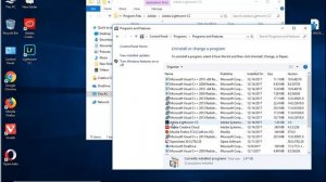 Uninstall Adobe Lightroom CC 2018 on Windows 10