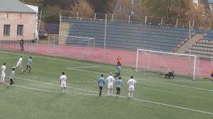 Гол "Алтая" в ворота "Окжетпес М" 1:0