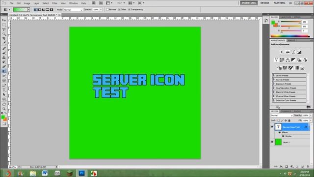 Minecraft Tutorial-How to make a Minecraft Server Icon 1.7.9