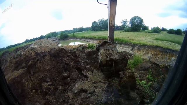 Строительство пруда Часть 1. Экскаватор Liebherr 902