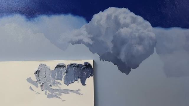 How to paint clouds - realistic cloud painting tutorial смотреть онлайн
