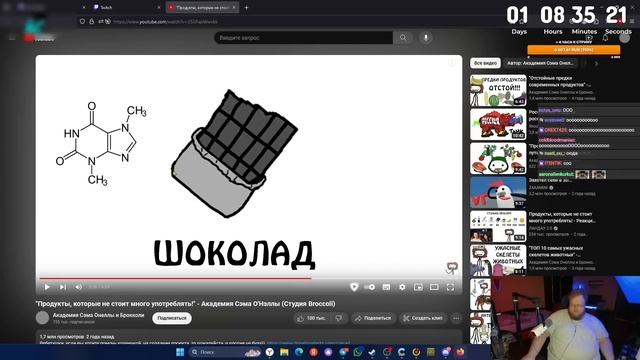 РЕАКЦИЯ T2x2: "Продукты, которые не стоит много употреблять!" - Академия Сэма О'Нэллы смотреть онлайн
