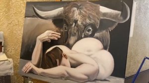 Nude Painting Art - Hyperrealisim