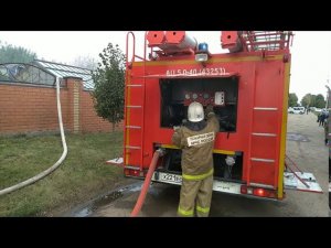 Силы Казанского гарнизона устранили угрозу взрыва и ликвидировали пожар в частном секторе Казани