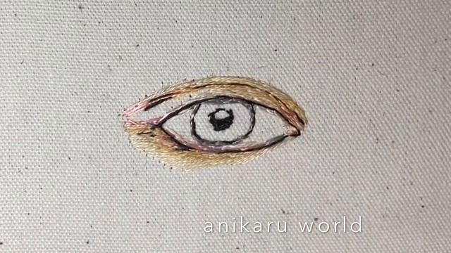 【刺繍】Hand embroidery art/eyes