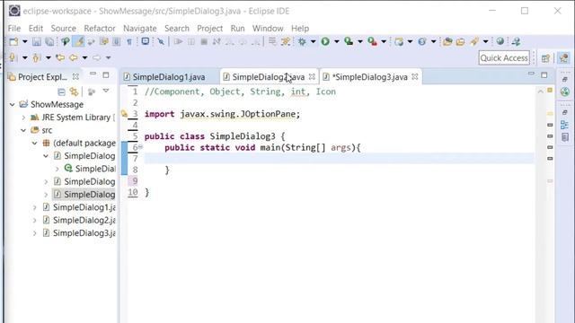 Java Swing JOptionPane ShowMessageDialog смотреть онлайн