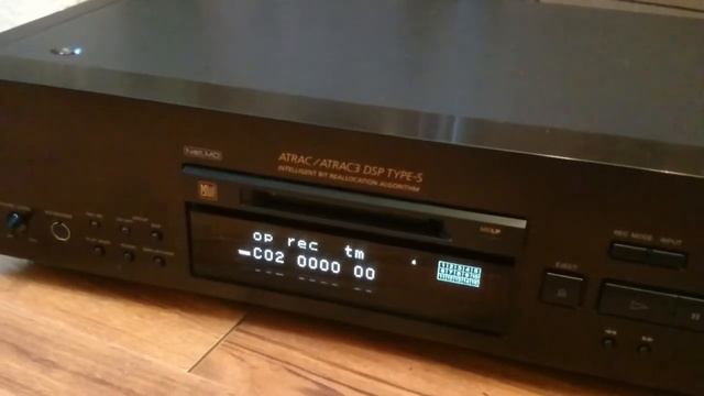 как узнать время наработки минидисковой деки Sony MDS-JB980QS смотреть онлайн