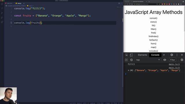 JavaScript Fill Method   Complete JS Array Methods Series