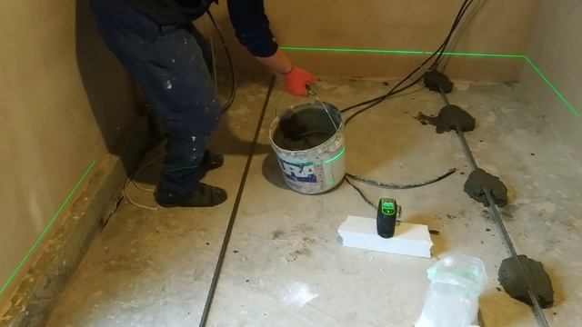 КАК УСТАНОВИТЬ МАЯКИ НА СТЯЖКУ ЗА 10минут