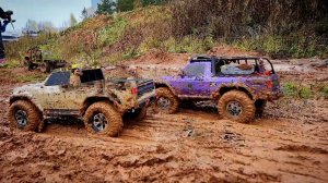 RC трофи. Начало гряземеса #рек #offroad #rc #top #рекомендации #trx4sport #axial