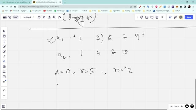 K-th element of two sorted Arrays (Medium) | Binary Search | Problem-solving | GFG смотреть онлайн