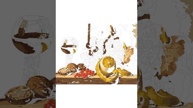Картина по номерам на холсте 