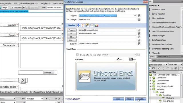 Universal Email 4 Feature - Email functionality for your PHP website смотреть онлайн