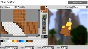 How to make your own skin for the "Mine Little Pony" minecraft mod.