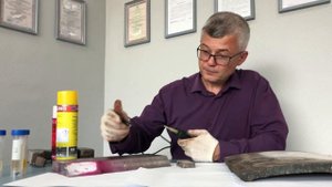 Измерение глубины трещины вихретоковым дефектоскопом «ВК-1»