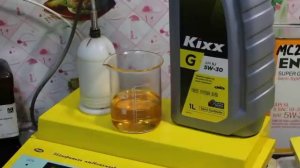 Масло Kixx G 5W-30 (API SJ/CF) проверяем CCS при.. -30гр. (зимний пуск)
