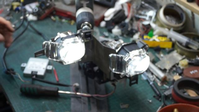 переделка праворульных фар alphard под техрегламент (евросвет ...