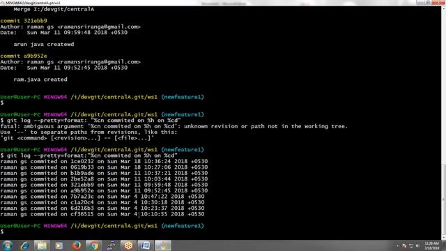 2018 03 18DEVOPS GIT LOG2 смотреть онлайн