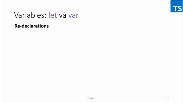 TypeScript - Types và Variables (phần 2)