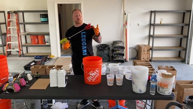 How To Install Epoxy Floors In A 2000 sq ft Home | Step By step Explained | PART 1