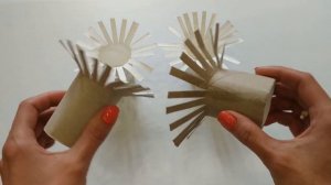 Нетрадиционная техника рисования (с использование втулки от туалетной бумаги) : "Праздничный салют"