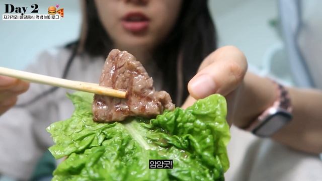 ?자가격리 기간동안 배달음식 시켜먹는 먹방브이로그? | 확진자 브이로그 | 피자, 한우, 아이스크림, 마라탕, 김치볶음밥 등