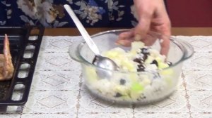 Фаршированная курица.