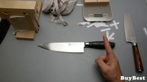 Тест кухонного ножа MYVIT с Алиэкспресс за 10$ | сталь 7CR17 440C | + ТОП лучших ножей с Алиэкспрес