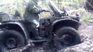 Самодельный квадрик ока ,грязь